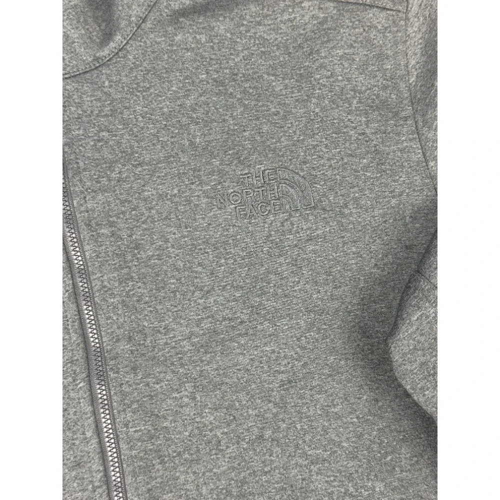 The North Face Apex Canyonwall Mens Gray Heather Full Zip Softshell Jacket M